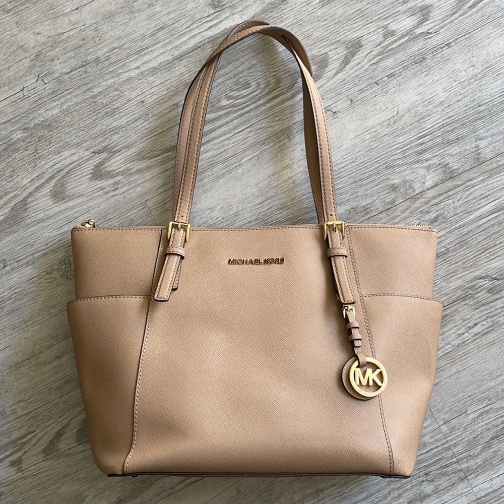 MK Micheal Kors Tan Purse